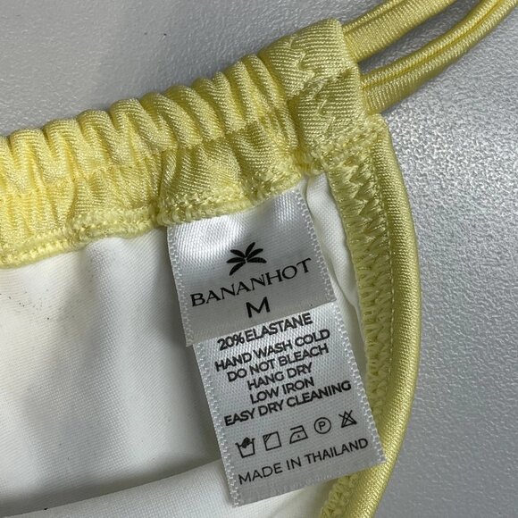 Bananhot Kyma String Bikini Top • Size M • Yellow - Picture 5 of 7